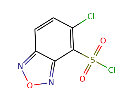 Molecular Structure of 175203-78-8 (5-CHLORO-2,1,3-BENZOXADIAZOLE-4-SULFONYL CHLORIDE)