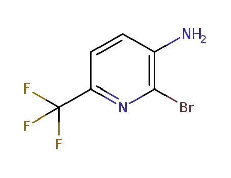 Molecular Structure of 117519-16-1 (2-Bromo-6-trifluoromethyl-pyridin-3-ylamine)