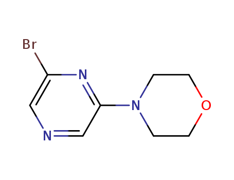 Morpholine,4-(6-bromo-2-pyrazinyl)-
