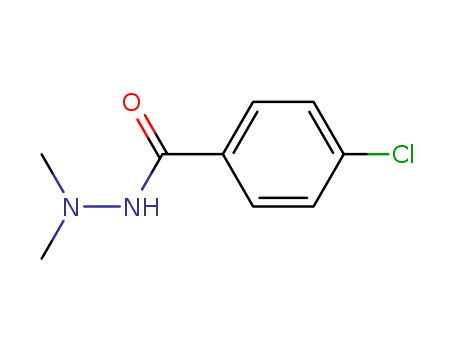 Molecular Structure of 3902-82-7 (Benzoic acid, 4-chloro-, 2,2-dimethylhydrazide)