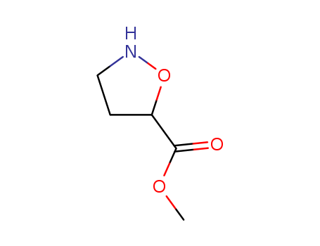 Molecular Structure of 15166-59-3 (5-Isoxazolidinecarboxylic acid, methyl ester)