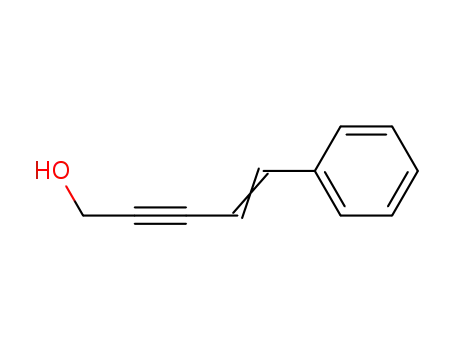 Molecular Structure of 59277-57-5 (4-Penten-2-yn-1-ol, 5-phenyl-)