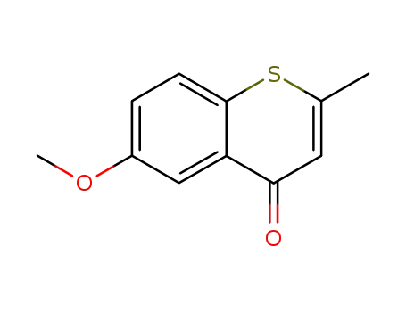 Molecular Structure of 16807-34-4 (6-methoxy-2-methyl-4H-thiochromen-4-one)