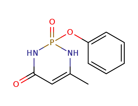 Molecular Structure of 7190-57-0 (1,3,2-Diazaphosphorin-4(1H)-one, 2,3-dihydro-6-methyl-2-phenoxy-,
2-oxide)