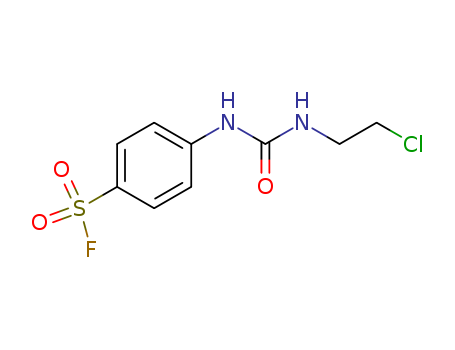 Benzenesulfonylfluoride, 4-[[[(2-chloroethyl)amino]carbonyl]amino]- cas  13908-52-6