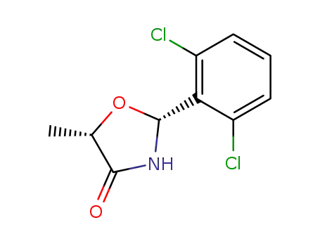 4-Oxazolidinone, 2-(2,6-dichlorophenyl)-5-methyl-, cis-