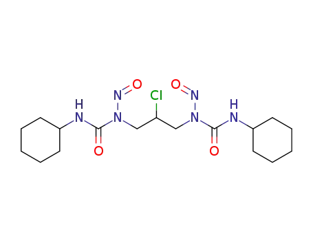 Molecular Structure of 33024-51-0 (1-[2-chloro-3-(cyclohexylcarbamoyl-nitroso-amino)propyl]-3-cyclohexyl-1-nitroso-urea)