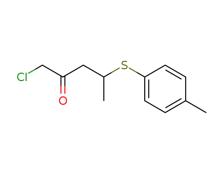 2-Pentanone, 1-chloro-4-[(4-methylphenyl)thio]-