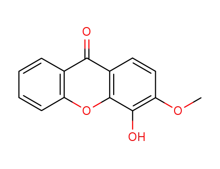 9H-Xanthen-9-one, 4-hydroxy-3-methoxy-