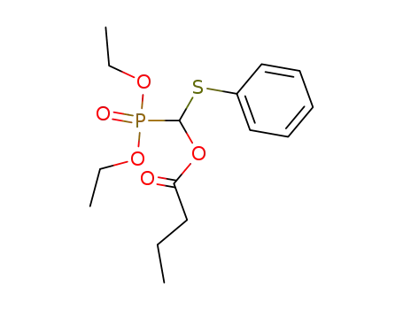 Butanoic acid, (diethoxyphosphinyl)(phenylthio)methyl ester