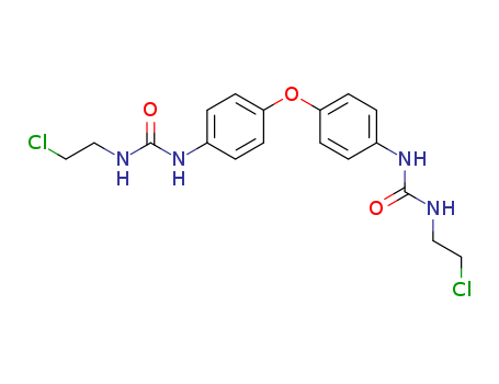 1-(2-chloroethyl)-3-[4-[4-(2-chloroethylcarbamoylamino)phenoxy]phenyl]urea cas  13908-72-0