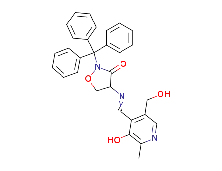 4-pyridoxylideneamino-2-trityl-isoxazolidin-3-one