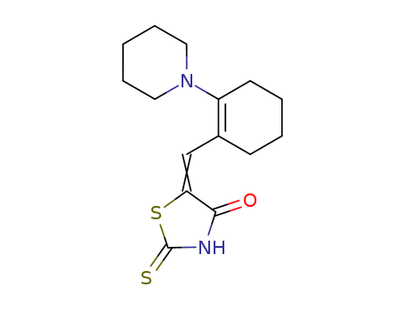 4-Thiazolidinone,5-[[2-(1-piperidinyl)-1-cyclohexen-1-yl]methylene]-2-thioxo-