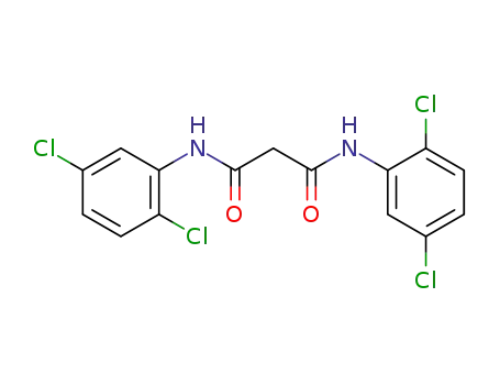 Molecular Structure of 116476-54-1 (N,N''-BIS-(2,5-DICHLORO-PHENYL)-MALONAMIDE)