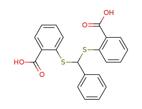 Benzoic acid,2,2'-[(phenylmethylene)bis(thio)]bis- cas  23837-48-1