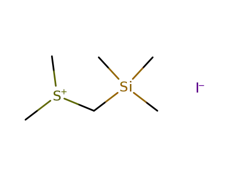 Molecular Structure of 3607-00-9 (Sulfonium, dimethyl[(trimethylsilyl)methyl]-, iodide)