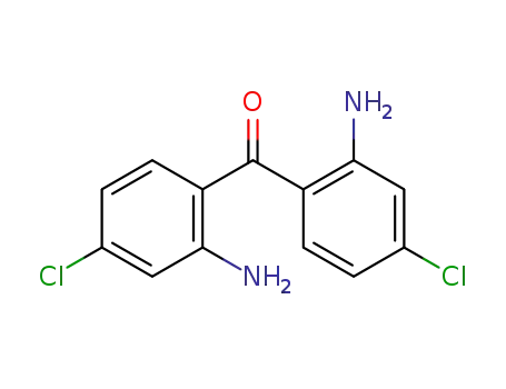 Molecular Structure of 5100-37-8 (Methanone, bis(2-amino-4-chlorophenyl)-)