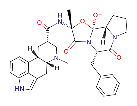 Ergotaman-3',6',18-trione,9,10-dihydro-12'-hydroxy-2'-methyl-5'-(phenylmethyl)-,(2'b,5'a)- (9CI)