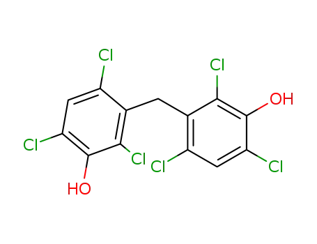 Molecular Structure of 584-32-7 (2,4,6-trichloro-3-[(2,4,6-trichloro-3-hydroxy-phenyl)methyl]phenol)