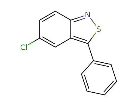 Molecular Structure of 40539-64-8 (2,1-Benzisothiazole, 5-chloro-3-phenyl-)
