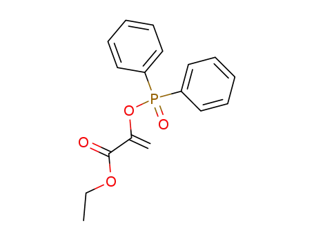 Molecular Structure of 130742-47-1 (diphenylphosphinicoenolpyruvate d'ethyle)