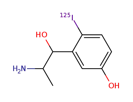 Molecular Structure of 124201-41-8 (6-<125I>iodometaraminol)