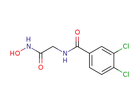 Molecular Structure of 76005-57-7 (Benzamide, 3,4-dichloro-N-[2-(hydroxyamino)-2-oxoethyl]-)