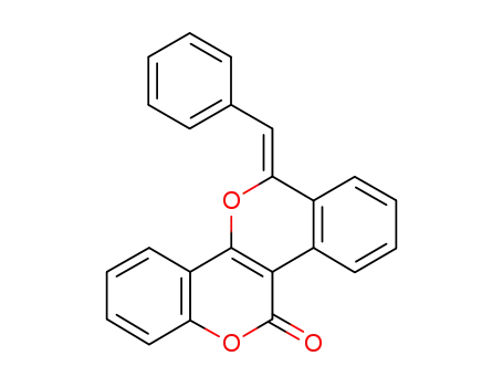 6-[1-Phenyl-meth-(Z)-ylidene]-6H-5,12-dioxa-chrysen-11-one