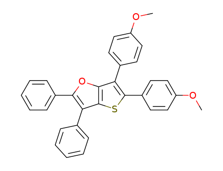 5,6-Bis(4-methoxyphenyl)-2,3-diphenylthieno[3,2-b]furan(81385-77-5)