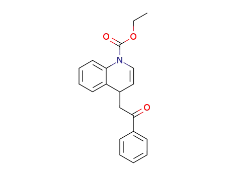 1(4H)-Quinolinecarboxylic acid, 4-(2-oxo-2-phenylethyl)-, ethyl ester