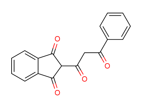 1H-Indene-1,3(2H)-dione,2-(1,3-dioxo-3-phenylpropyl)- cas  10437-95-3