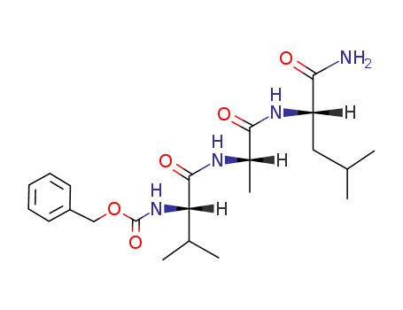 Molecular Structure of 80165-13-5 (L-Leucinamide, N-[(phenylmethoxy)carbonyl]-L-valyl-L-alanyl-)