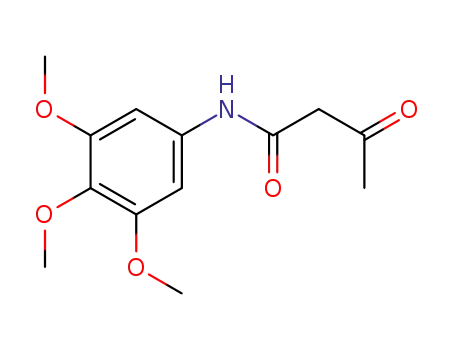 Molecular Structure of 2894-18-0 (3,4,5-TRIMETHOXY-ACETOACETANILIDE)