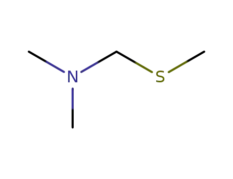 Molecular Structure of 20280-45-9 (N,N-dimethyl-1-(methylsulfanyl)methanamine)