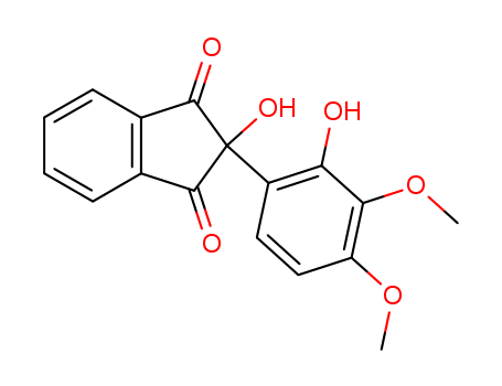 75840-17-4,1,3-Indandione, 2-(3,4-dimethoxy-2-hydroxyphenyl)-2-hydroxy-,1,3-Indandione, 2-(3,4-dimethoxy-2-hydroxyphenyl)-2-hydroxy-