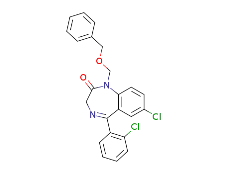 1-benzyloxymethyl-7-chloro-5-(2-chlorophenyl)-1,3-dihydro-2H-1,4-benzodiazepin-2-one