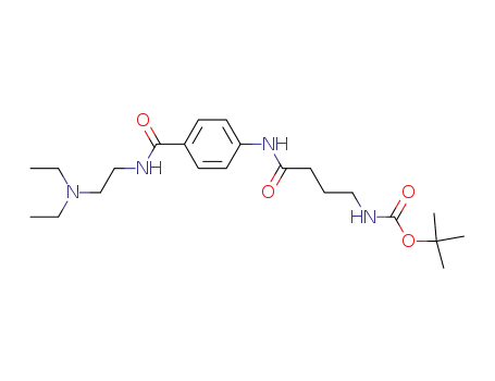 Carbamic acid,
[4-[[4-[[[2-(diethylamino)ethyl]amino]carbonyl]phenyl]amino]-4-oxobutyl]-,
1,1-dimethylethyl ester