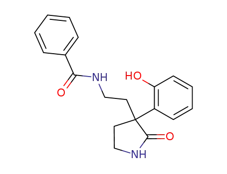 3-<2-(Benzoylamino)ethyl>-3-(2-hydroxyphenyl)-2-pyrrolidon