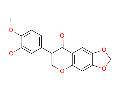 8H-1,3-Dioxolo[4,5-g][1]benzopyran-8-one, 7-(3,4-dimethoxyphenyl)-