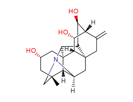 Molecular Structure of 10089-23-3 ((2beta,9alpha,11beta,13R,14xi,20xi)-hetisan-2,11,13-triol)