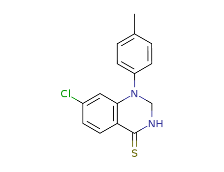4(1H)-Quinazolinethione, 7-chloro-2,3-dihydro-1-(4-methylphenyl)-