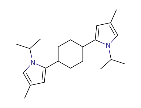 1H-Pyrrole, 2,2'-(1,4-cyclohexanediyl)bis[4-methyl-1-(1-methylethyl)-