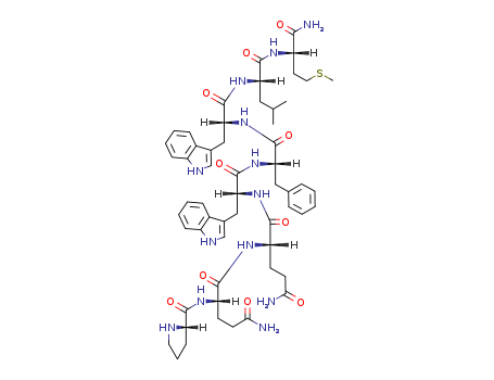 L-Methioninamide,D-prolyl-L-glutaminyl-L-glutaminyl-D-tryptophyl-L-phenylalanyl-D-tryptophyl-L-leucyl-(9CI)