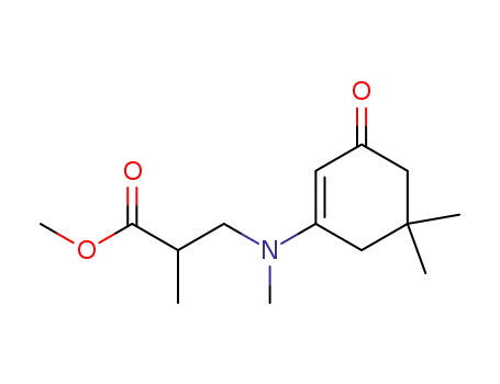 Propanoic acid,
3-[(5,5-dimethyl-3-oxo-1-cyclohexen-1-yl)methylamino]-2-methyl-,
methyl ester