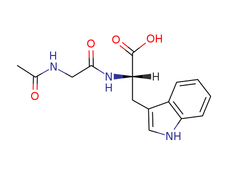 L-Tryptophan,N-(N-acetylglycyl)- (9CI)