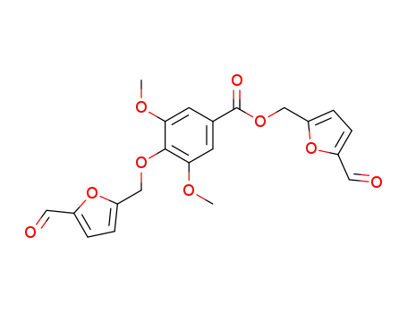 (5-formylfuran-2-yl)methyl 4-<(5'-formylfuran-2'-yl)methoxy>-3,5-dimethoxybenzoate