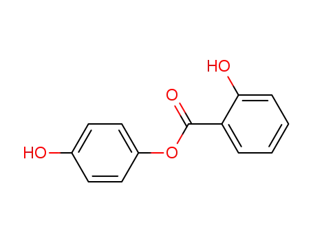 Molecular Structure of 2553-10-8 (4-Hydroxyphenyl 2-hydroxybenzoate)