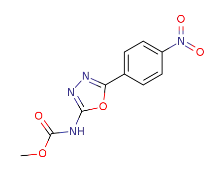 Carbamic acid, [5-(4-nitrophenyl)-1,3,4-oxadiazol-2-yl]-, methyl ester
