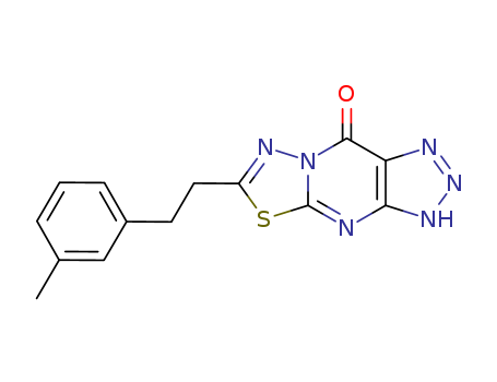 101302-79-8,6-[2-(3-methylphenyl)ethyl][1,3,4]thiadiazolo[3,2-a][1,2,3]triazolo[4,5-d]pyrimidin-9(2H)-one,[1,3,4]Thiadiazolo[3,2-a]-1,2,3-triazolo[4,5-d]pyrimidin-9(1H)-one,6-[2-(3-methylphenyl)ethyl]- (9CI)