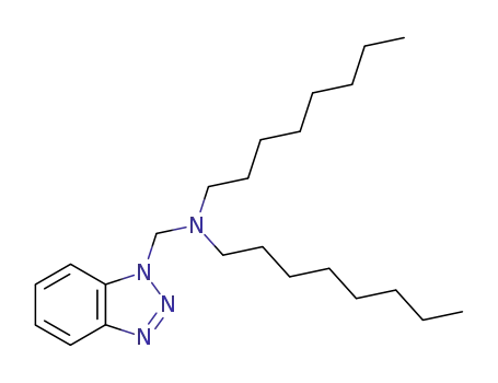 Molecular Structure of 120803-37-4 (1-(benzotriazol-1'-yl)methyl-N,N-dioctylamine)